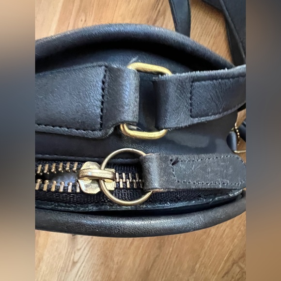 COACH VINTAGE CANTEEN BAG, NAVY BLUE. - Picture 7 of 13